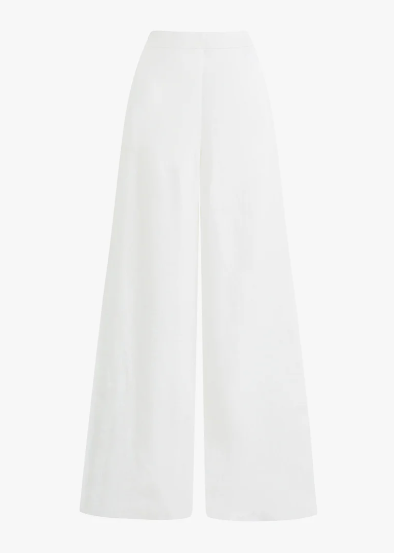 WIDE LEG LINEN PANT