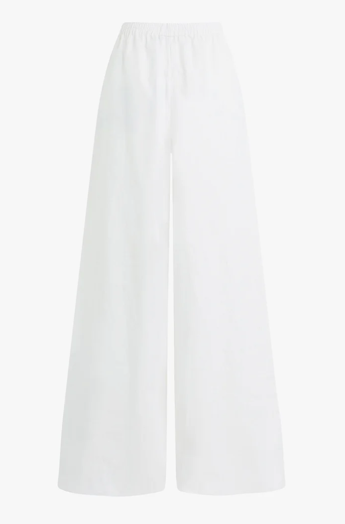 WIDE LEG LINEN PANT
