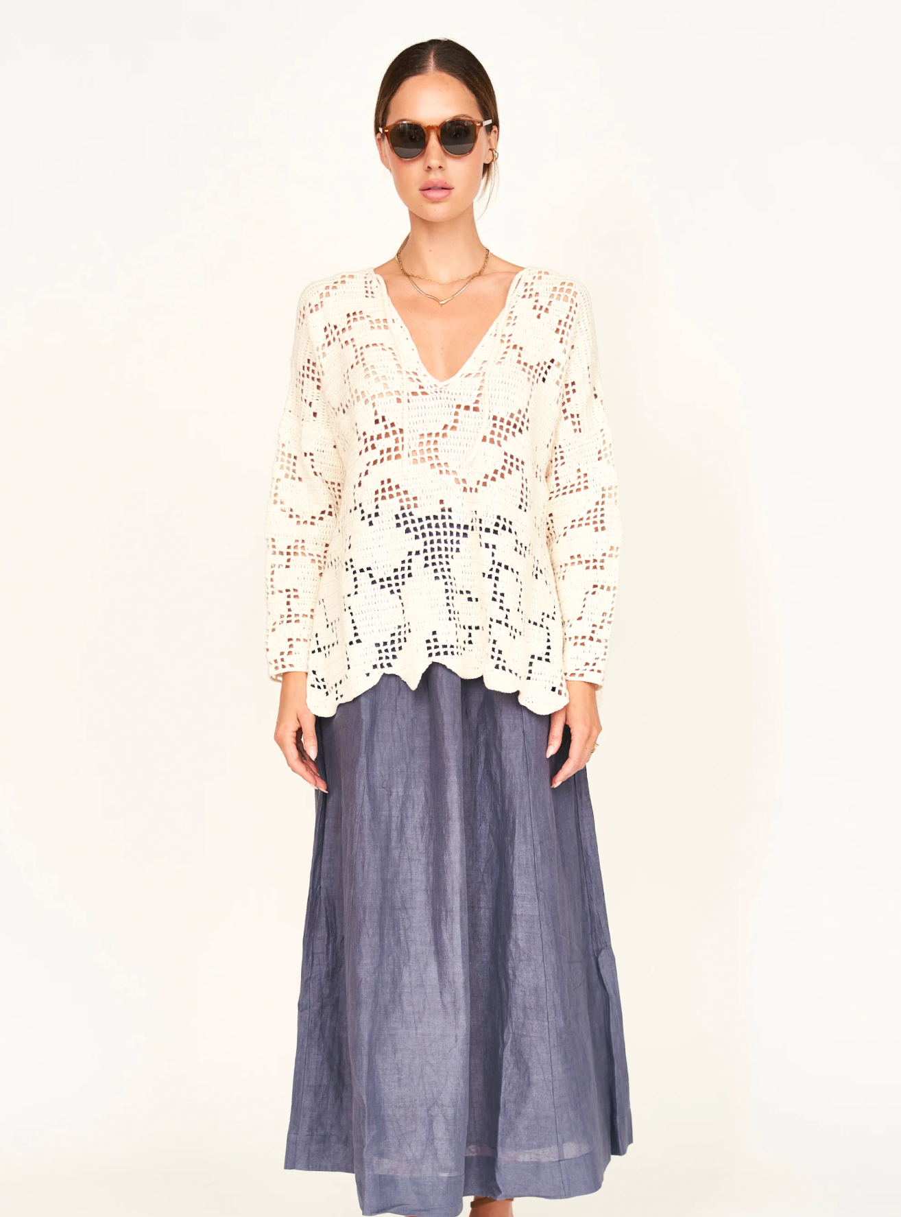 MADRID CROCHET TUNIC