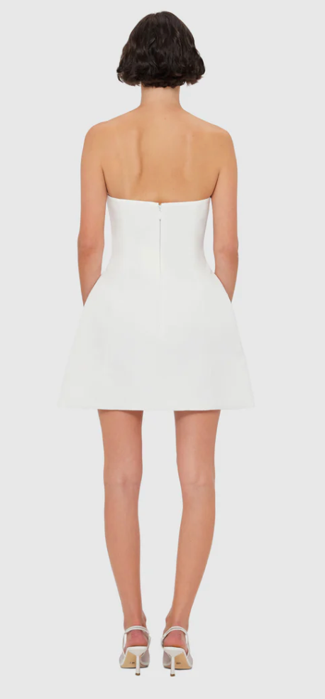ROSARIO FLORAL BUSTIER MINI DRESS