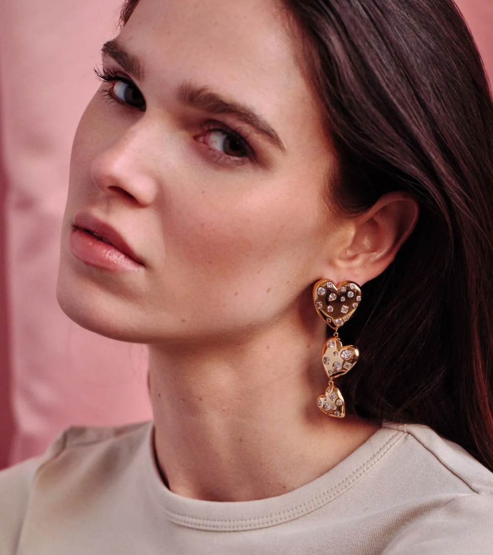 EROS LUX HEART EARRING