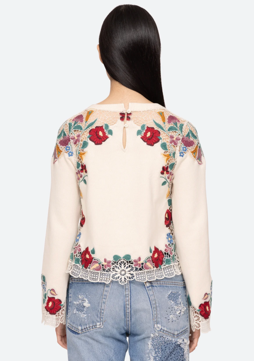 KATHARINE EMBROIDERY SWEATER