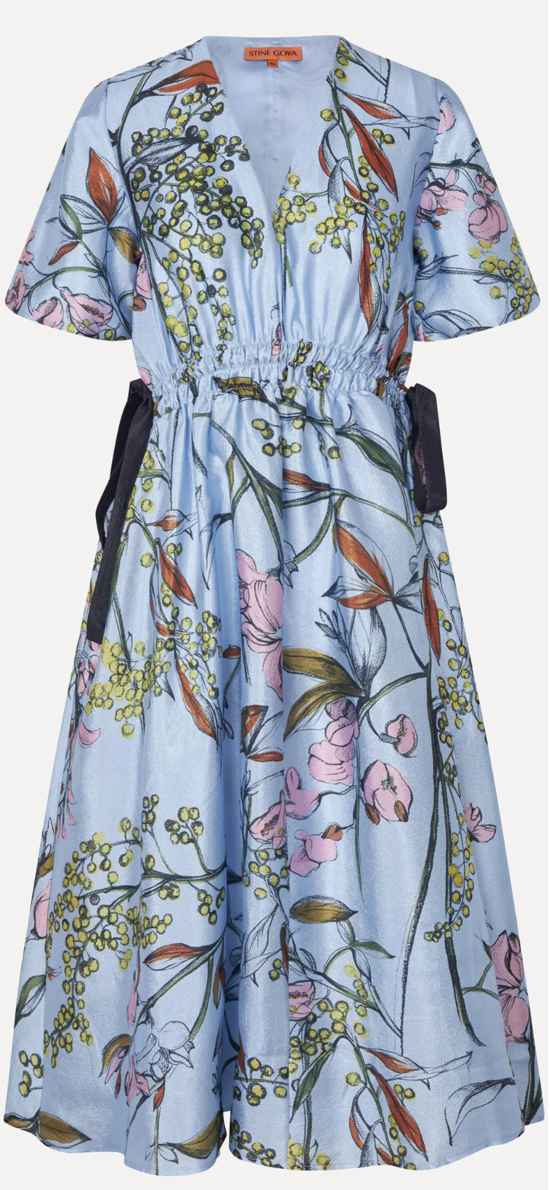 kyle midi dress "Kyle" Midi Dress (Red/Blue)