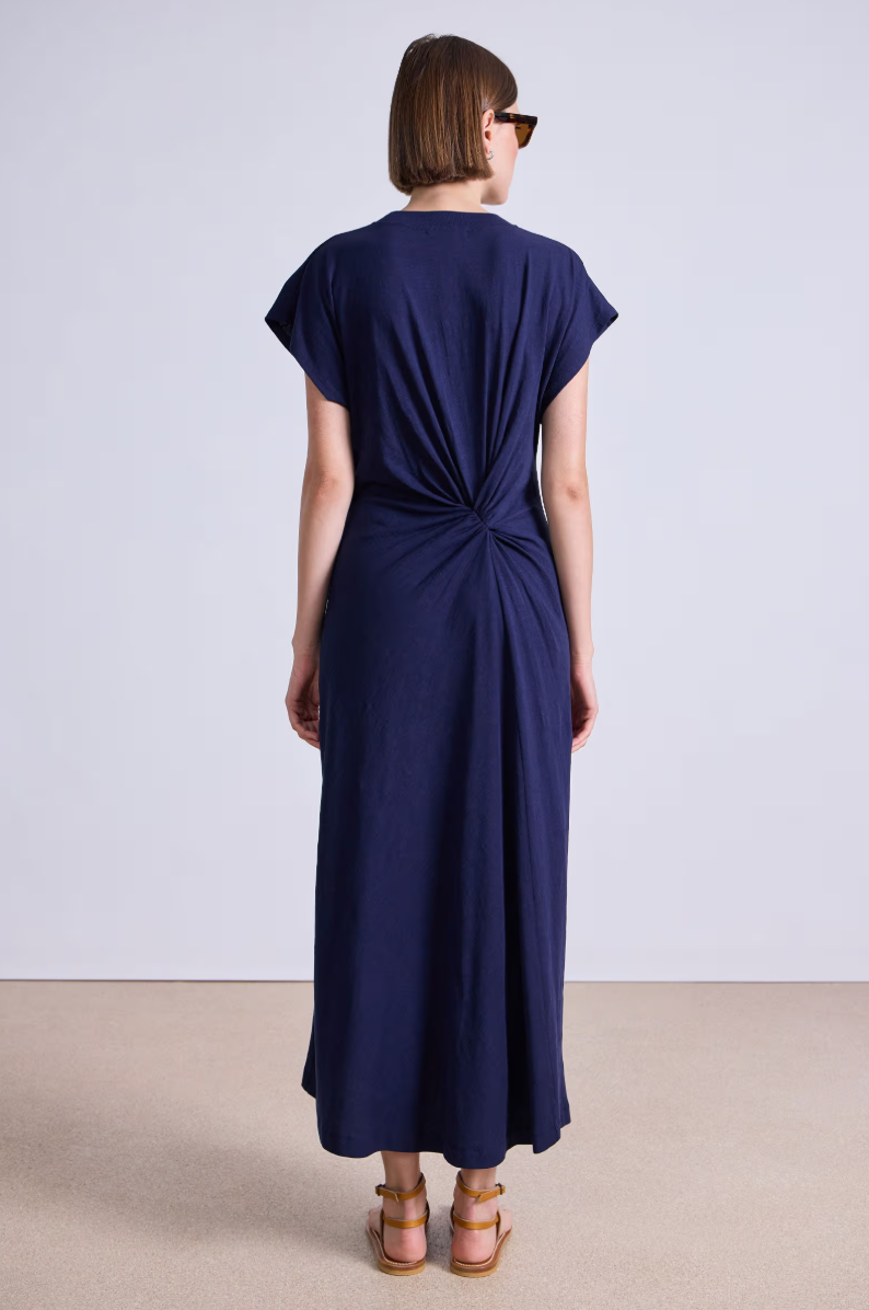 VOLTA TWIST MIDI DRESS