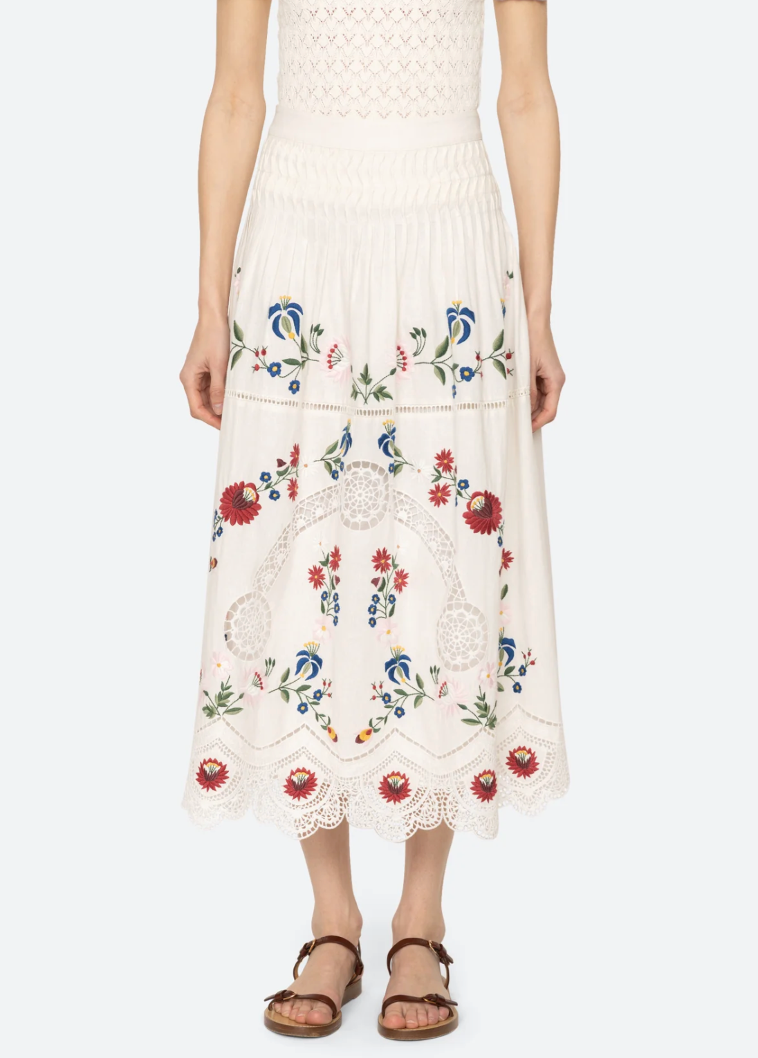 CELIA EMB SKIRT