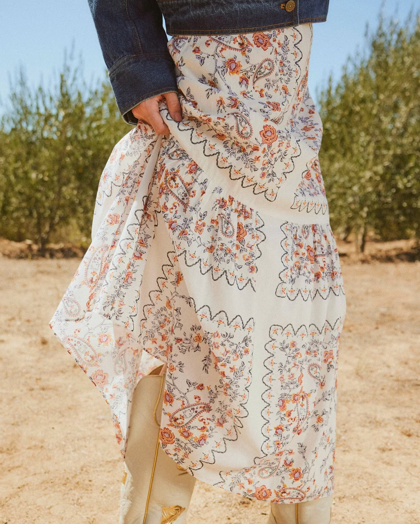 MARJORIE ANKLE SKIRT