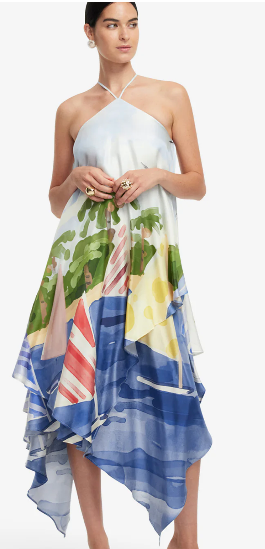 SALLY HALTERNECK MAXI