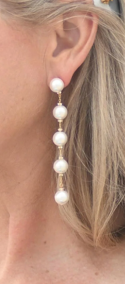 PEARL LINEAR EARRING