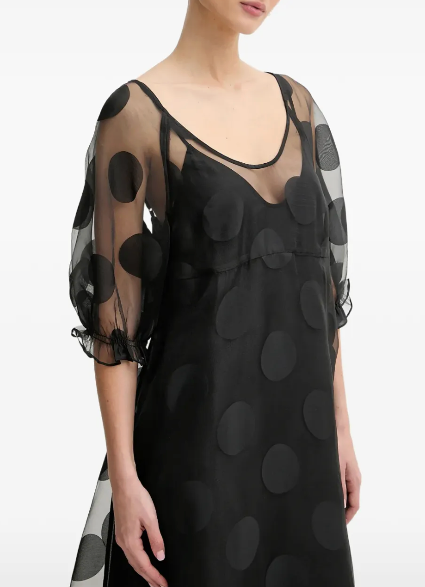 DOTTED ORGANZA DRESSS
