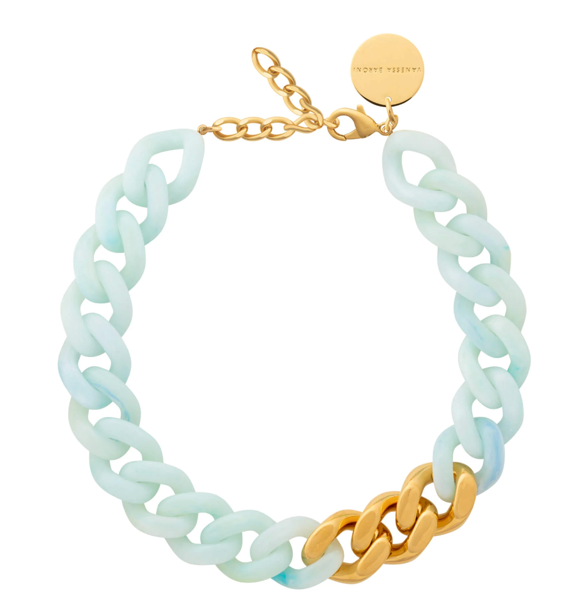 FLAT GOLD NECKLACE