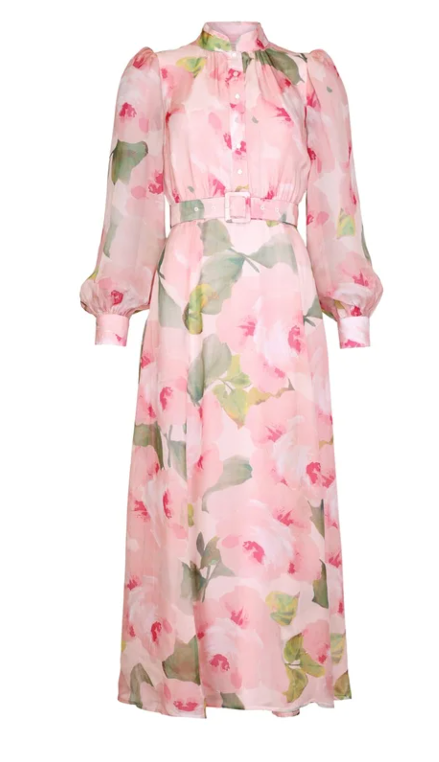 ORGANZA BELT DRESS