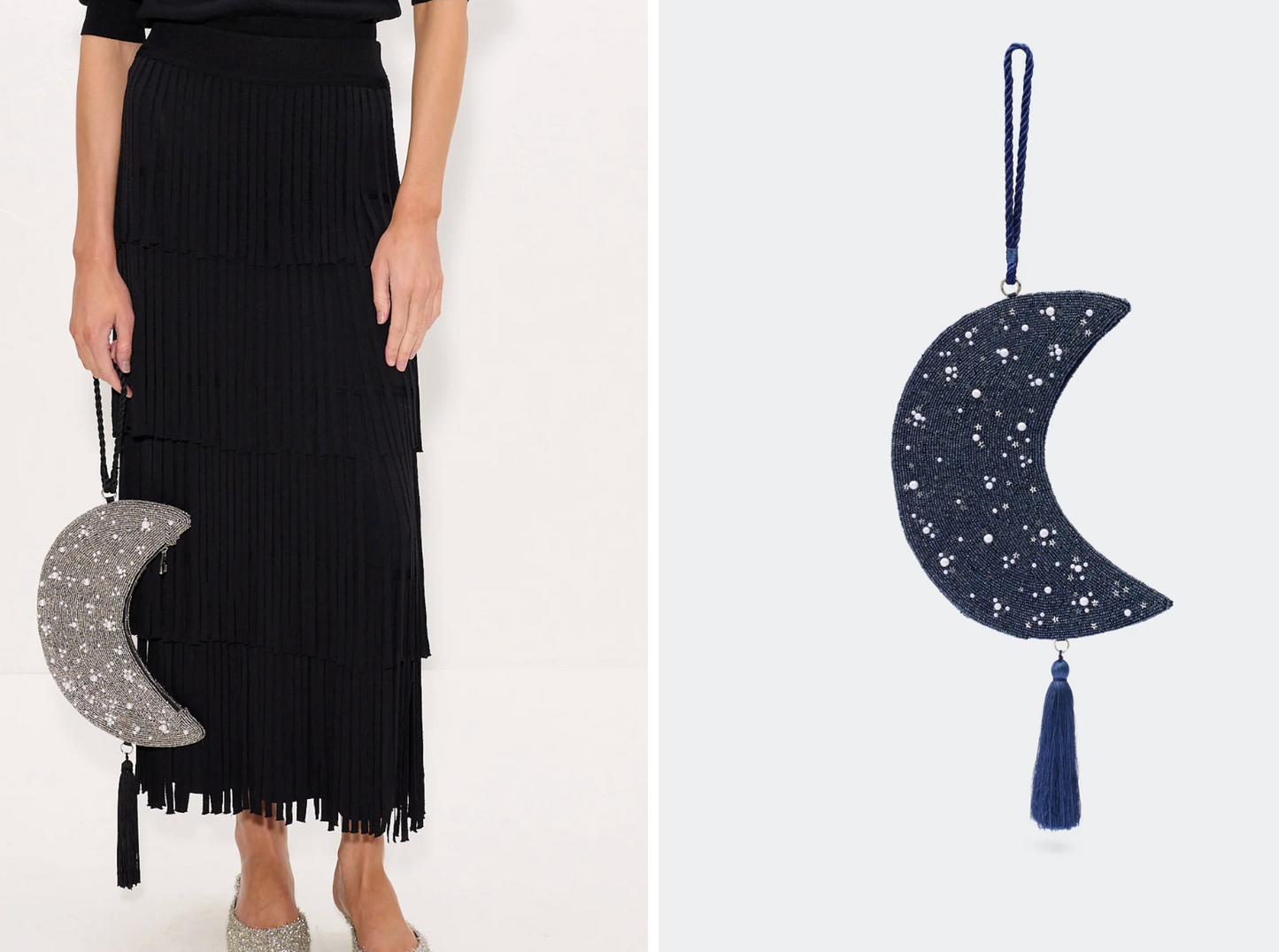 BEADED LUNE CLUTCH
