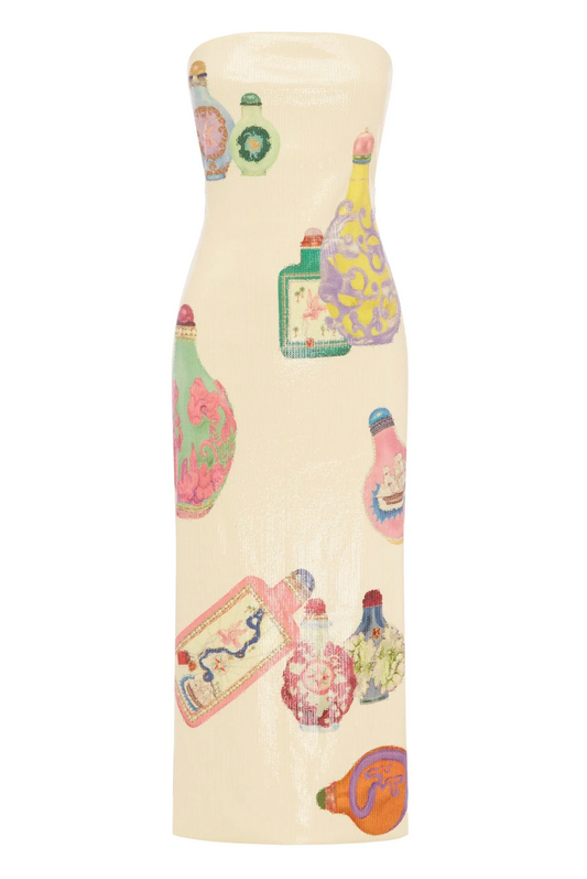 CHESCA MIDI DRESS