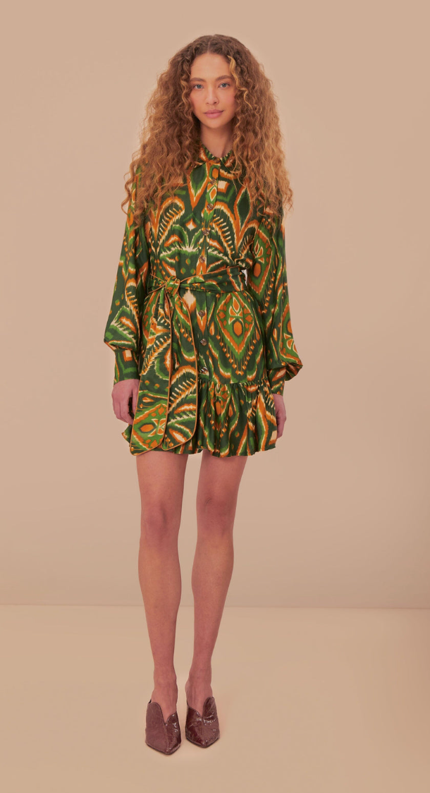 PINEAPPLE IKAT DRESS