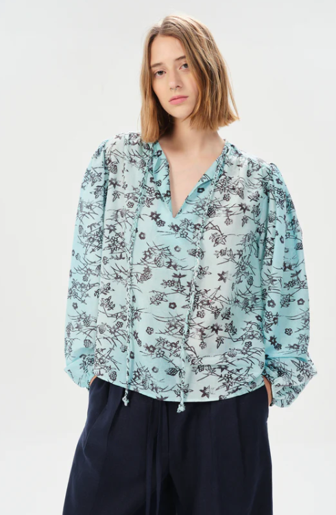 FOREST VIOLET BLOUSE