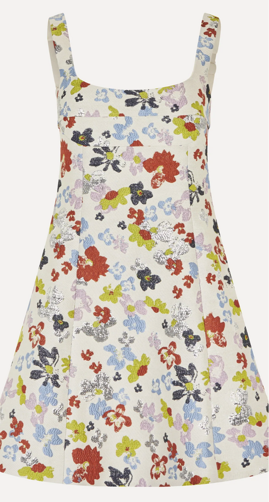 WOVEN JACQUARD DRESS