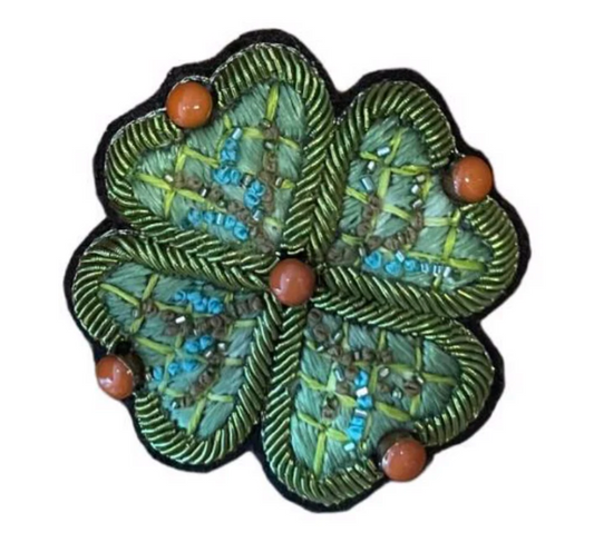 LOVE FLOWER BROOCH