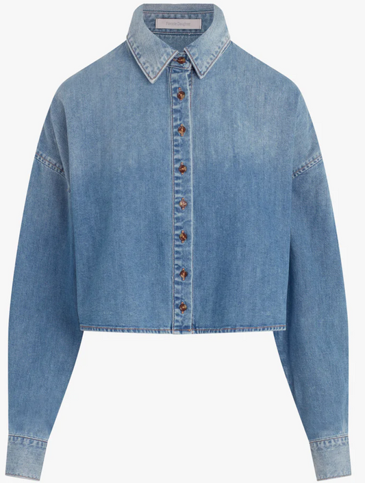 CROP EX BOYFRIEND SHIRT