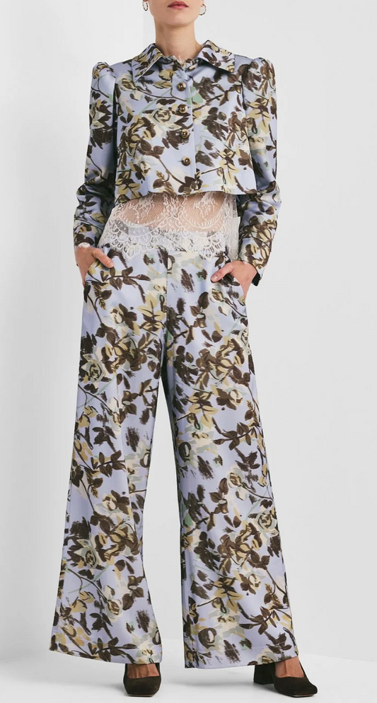 SATIN TROUSER