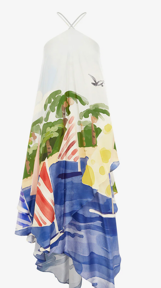 SALLY HALTERNECK MAXI