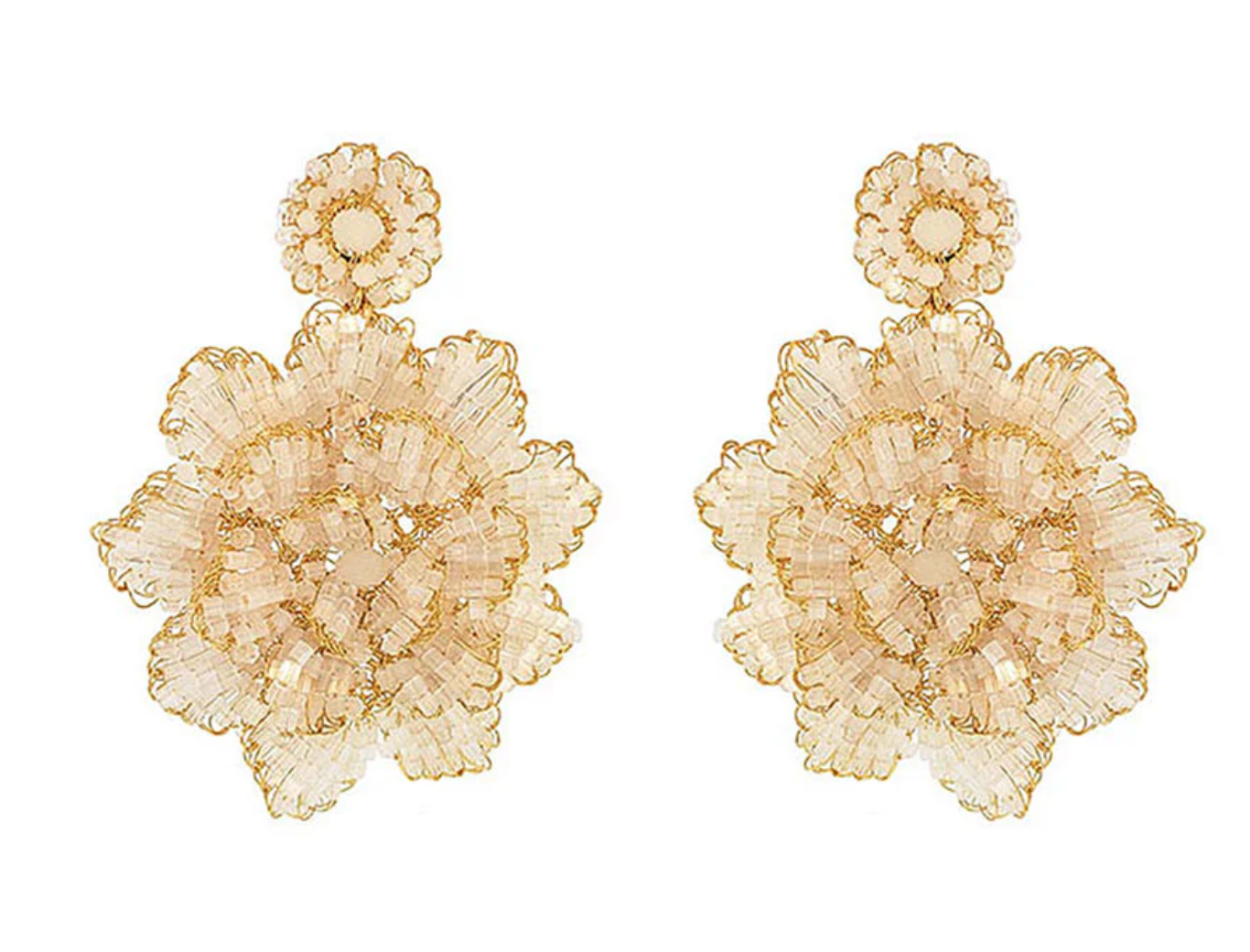 BLOSSOM EAR WHT/GOLD