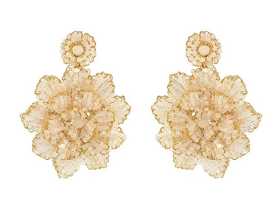 BLOSSOM EAR WHT/GOLD