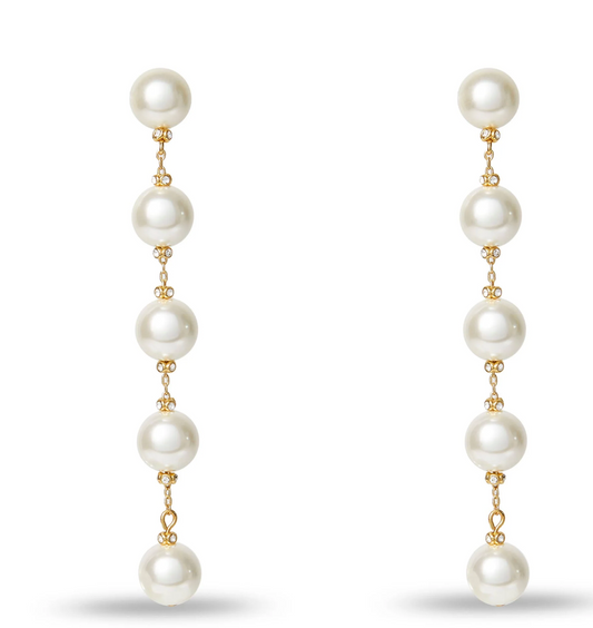 PEARL LINEAR EARRING