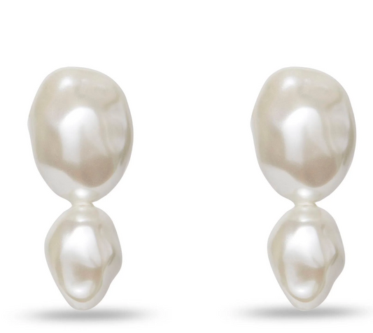 PEARL DOUBLE EARRING