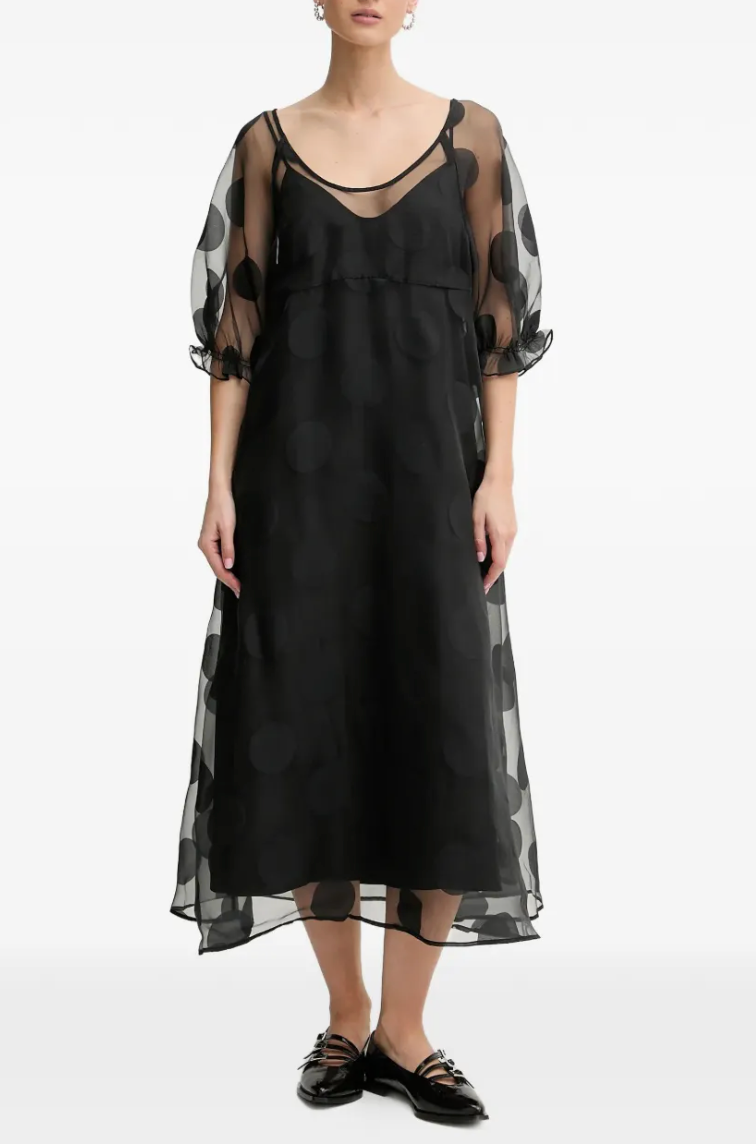DOTTED ORGANZA DRESSS