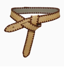 ADJUST RAFFIA BELT