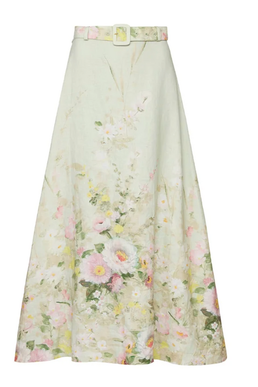 LINEN MAXI SKIRT