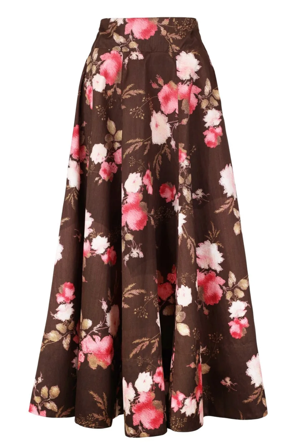 TAFFETA MAXI SKIRT