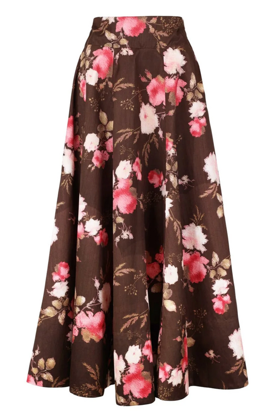 TAFFETA MAXI SKIRT